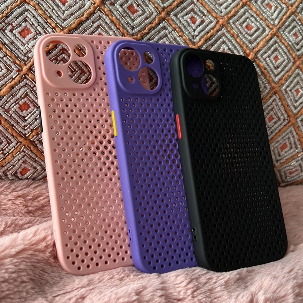 For iPhone 13 phone case with heat dissipation